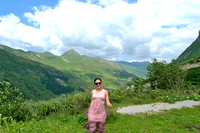 Pic stop, almost at the top of the St. Bernard pass