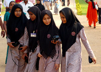 Tourist girls, Mysore