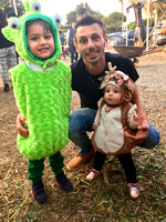 With Sophie at the Pumpkin Patch