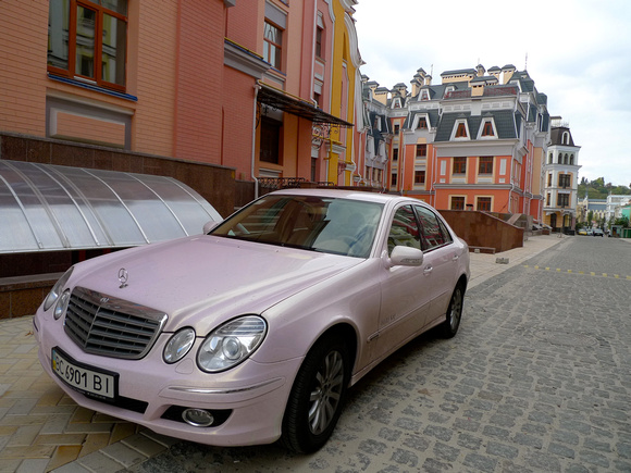 Mary Kay pink Mercedes