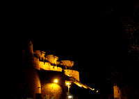Fort at night