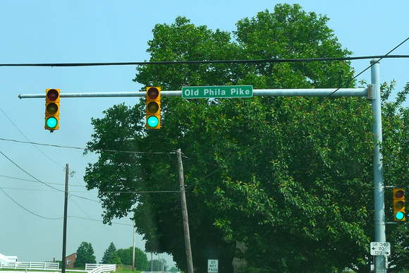 Old Phila Pike - the first paved road leading to the first inland city - Lancaster
