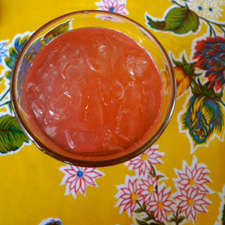 Cranberry lemonade pink.