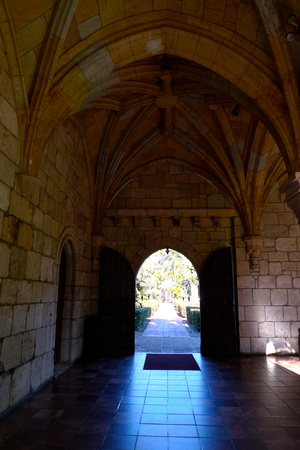 Cloisters of the 12th C Spanish Monastery