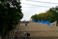 Potemkin Stairs - by following the Primorsky Str, instead of boulevard, we ended up at the bottom.