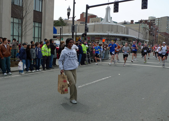 The Shopping Girl at the Marathon :)