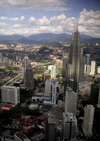View of the Petronas Towers from the KL Tower