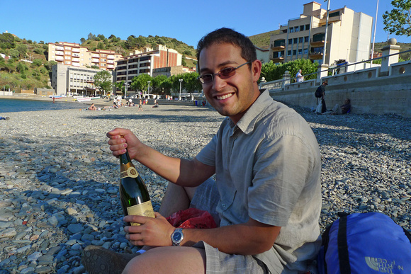 Getting lost on Costa Brava (and while lost, we had to complete the equation with a bottle of cava)
