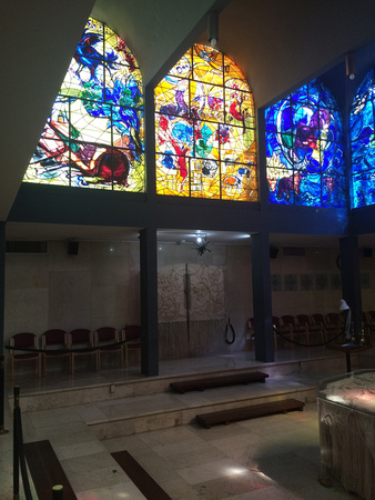 Chagall Windows at the Hadassah Medical Center
