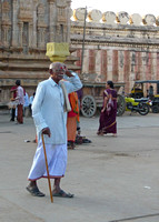 Man in a temple, Mysore