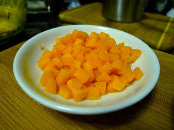 Diced carrots