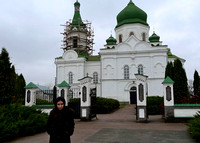 One of town's numerous churches