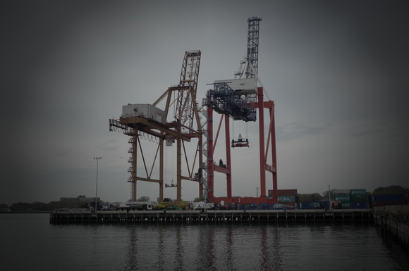 Cranes at Brooklyn Cruise Terminal, Pier 12