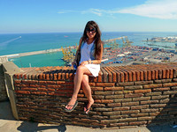 View of the port from Montjuic