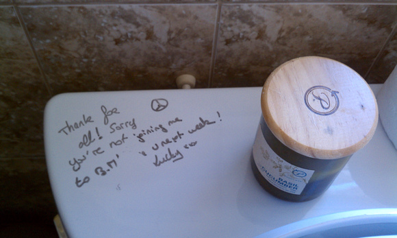 Leaving her mark