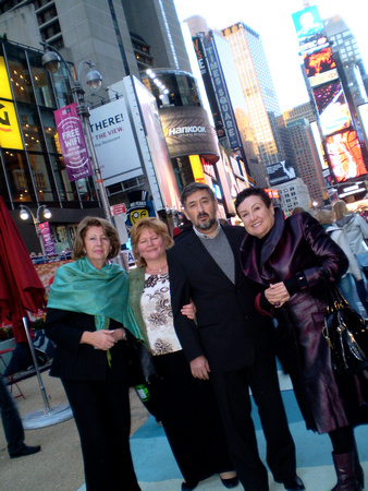 Sat night in Times Sqr