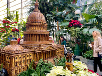 Holiday displays at the Botanical Garden, Dec 2023