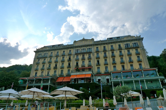 The pool-side Grand Hotel Tremezzo