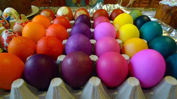 Painted eggies