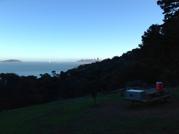 View from the campsite