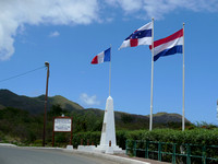 Entering the French side - Saint Martin