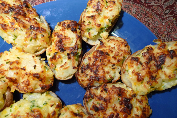 Game Day Double Baked Stuffed Potatoes