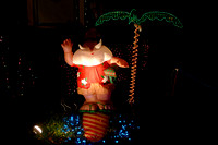 Sillines at the Alameda's X-mas Tree Lane, Dec 2012