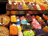 Jordan Almonds at Mercat de la Boqueria